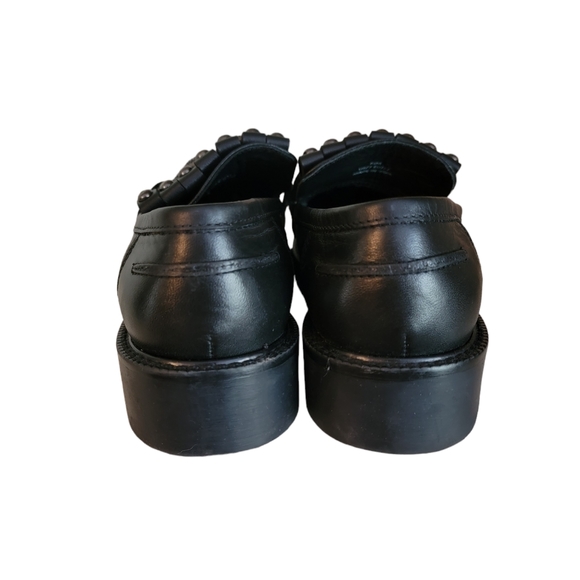 Saint G studded black loafer size 37 NWOB - Picture 5 of 7